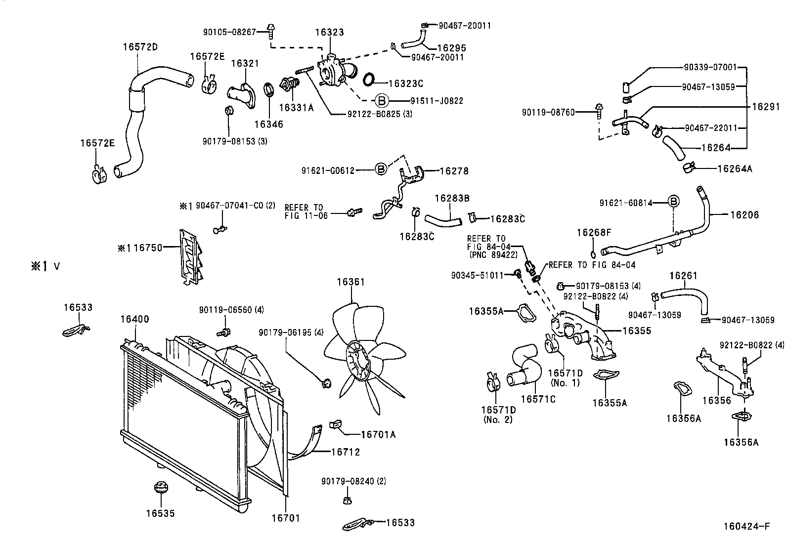  LS400 |  RADIATOR WATER OUTLET