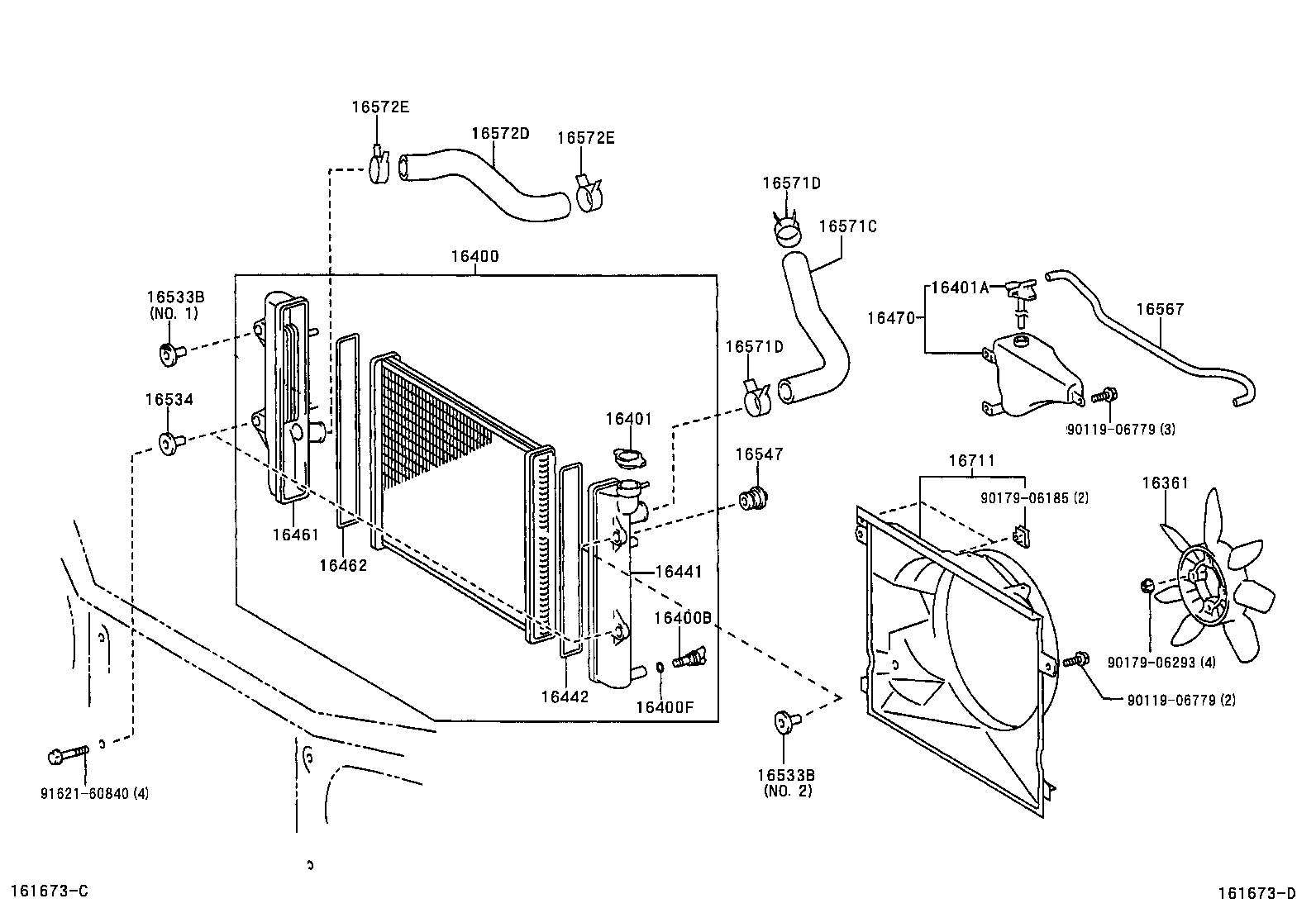  LAND CRUISER 120 |  RADIATOR WATER OUTLET