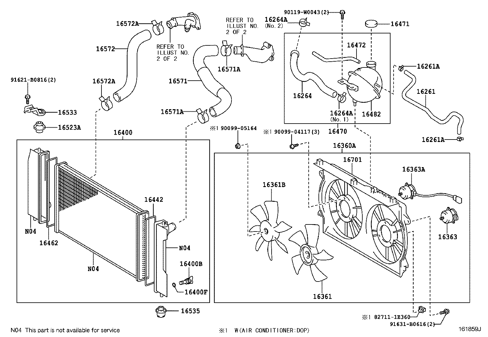  AVENSIS |  RADIATOR WATER OUTLET