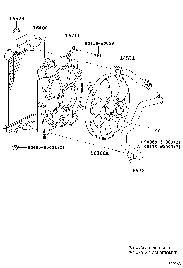  AYGO |  RADIATOR WATER OUTLET