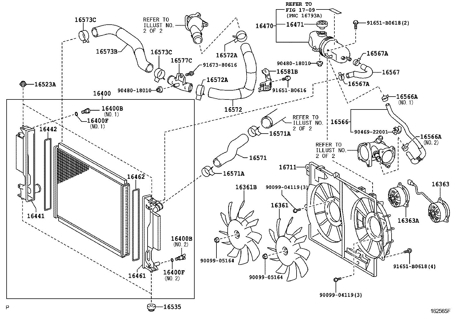  IS250 350 2 D |  RADIATOR WATER OUTLET