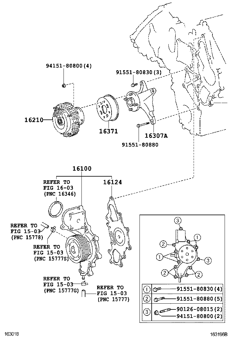  LAND CRUISER 200 202 |  WATER PUMP