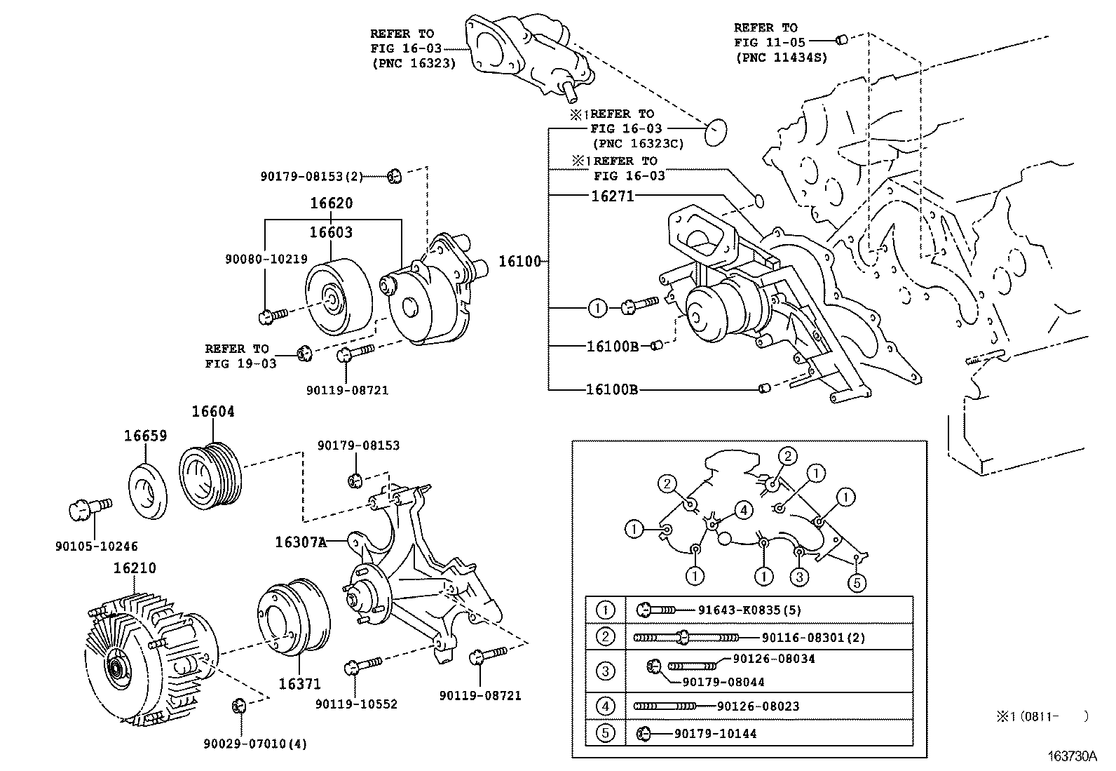  LAND CRUISER 200 202 |  WATER PUMP