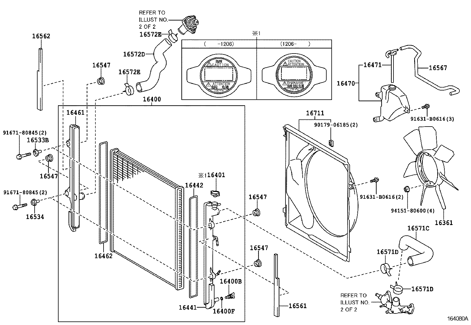  GX460 |  RADIATOR WATER OUTLET