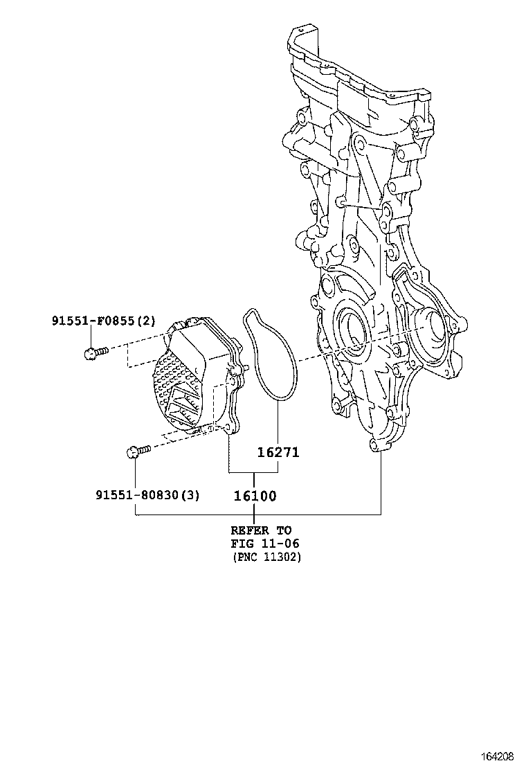  AURIS HYBRID UKP |  WATER PUMP