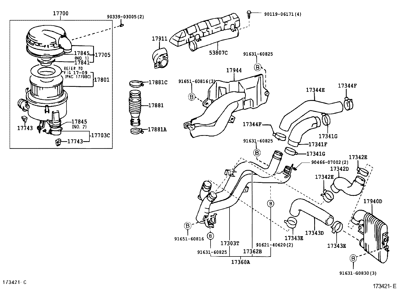  LAND CRUISER 100 105 |  AIR CLEANER