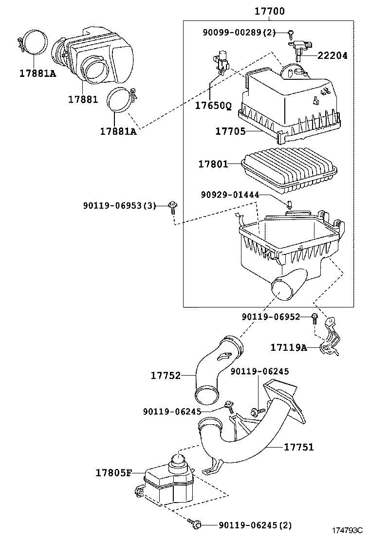  RAV4 |  AIR CLEANER