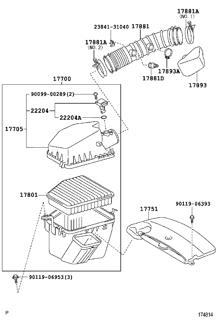  GS450H |  AIR CLEANER