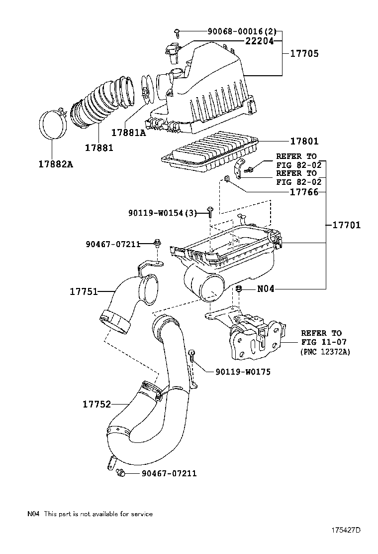  AURIS HYBRID UKP |  AIR CLEANER