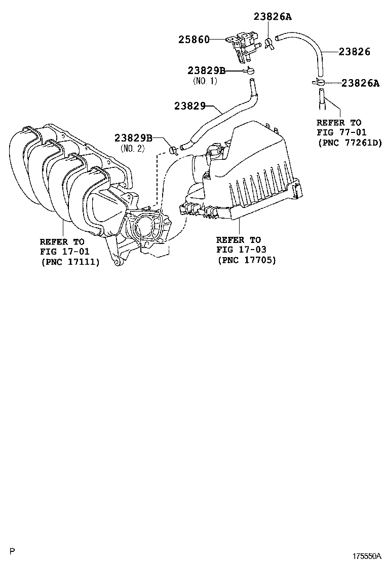  COROLLA S AFRICA |  VACUUM PIPING