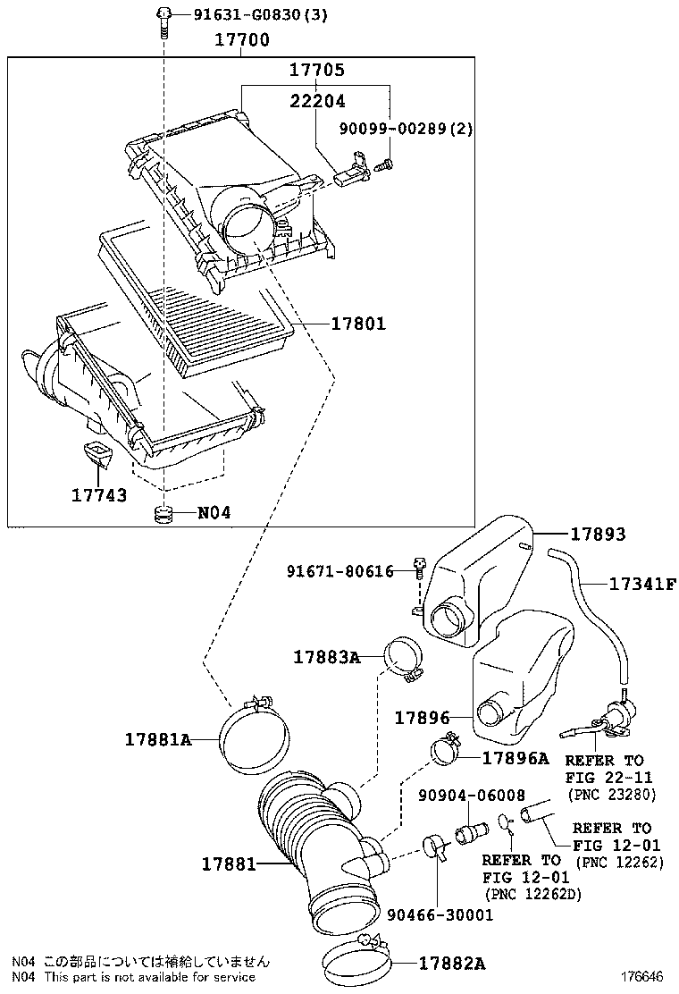  GX460 |  AIR CLEANER