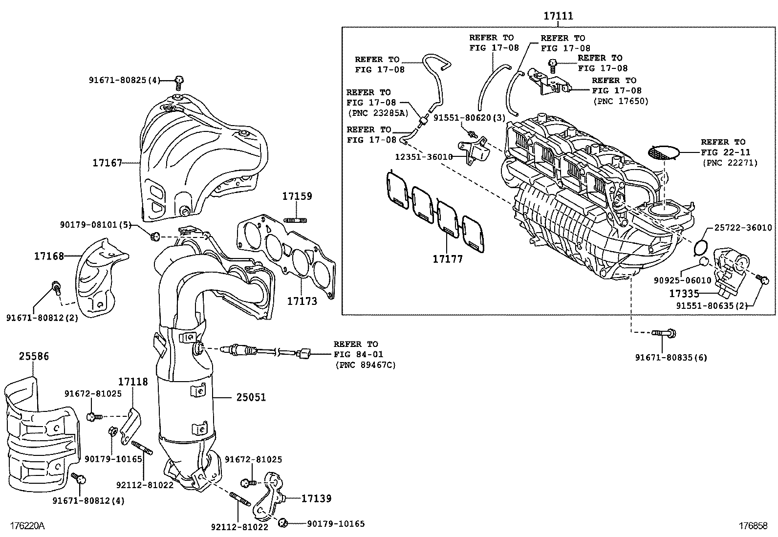  RX270 350 450H |  MANIFOLD