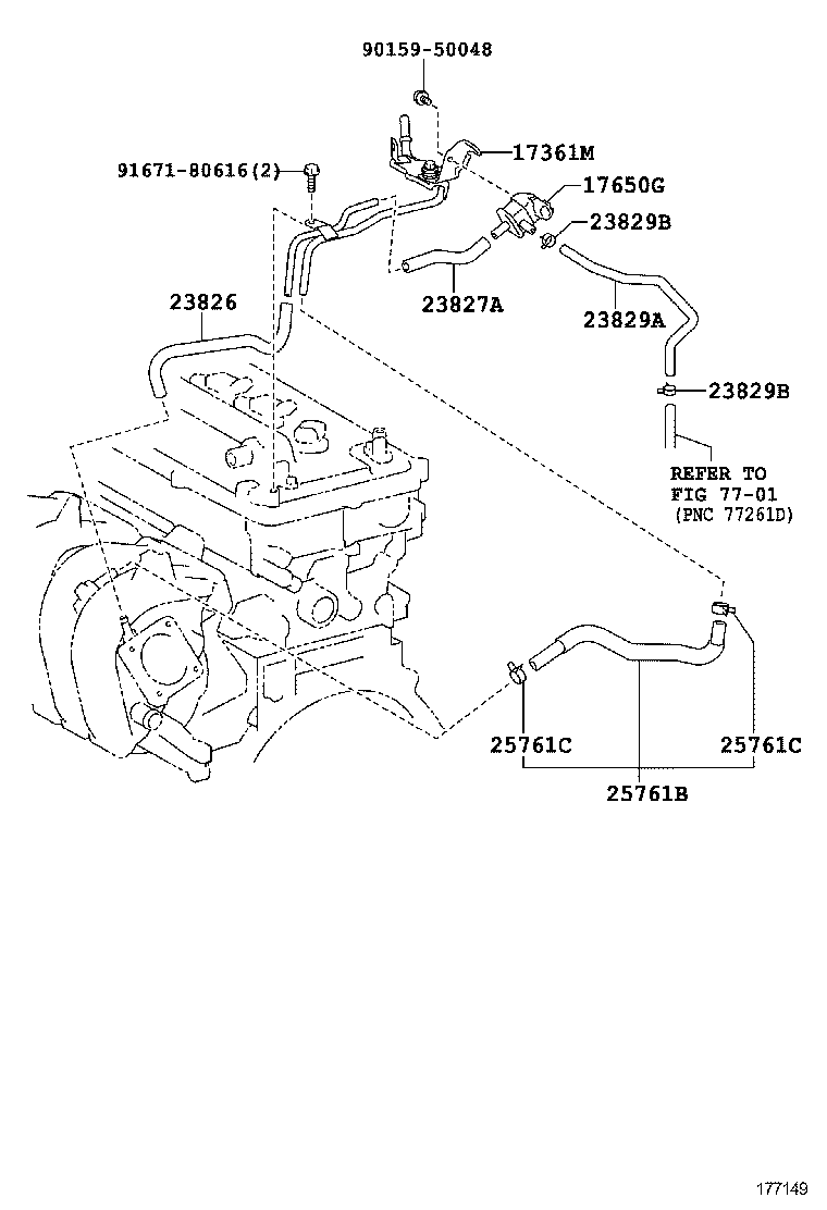  AVENSIS |  VACUUM PIPING