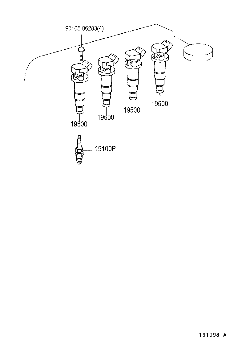  COROLLA |  IGNITION COIL SPARK PLUG