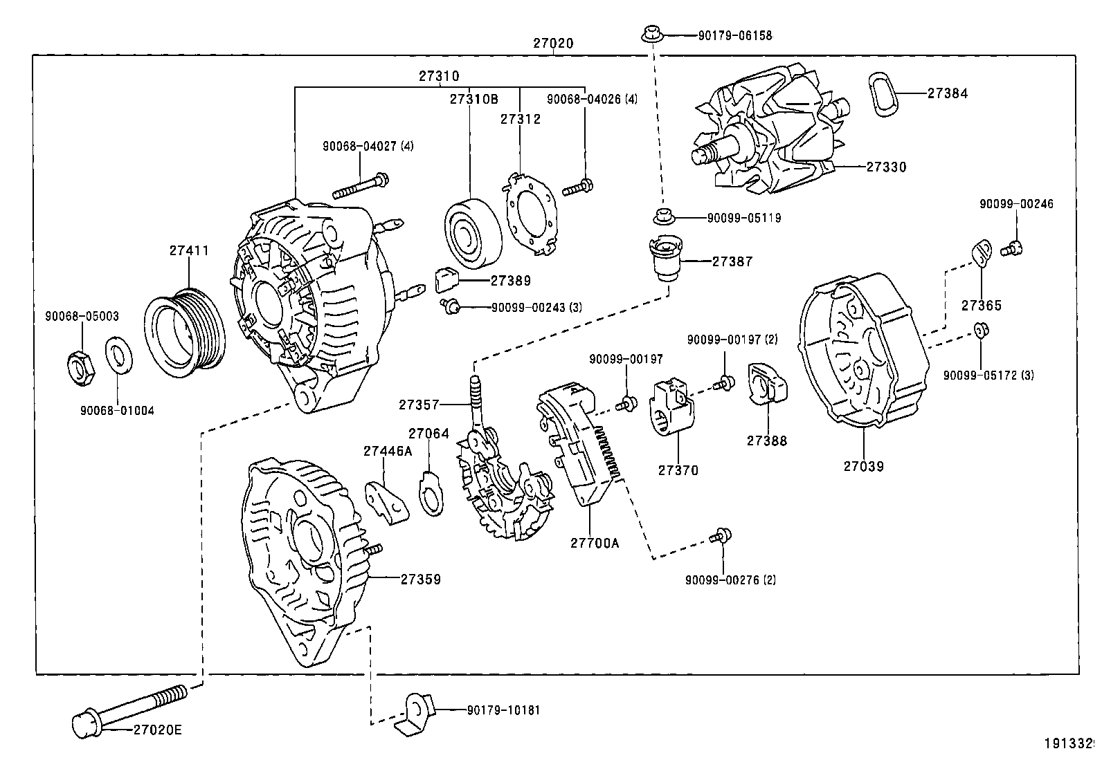  YARIS |  ALTERNATOR