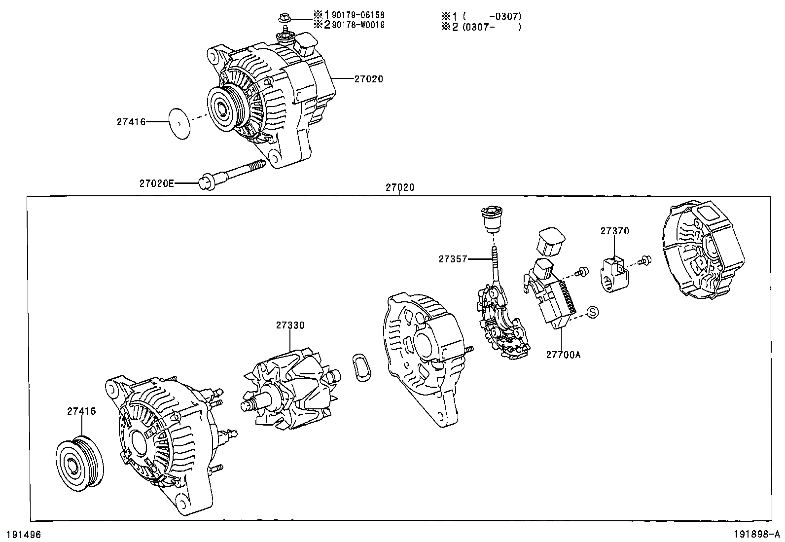  AVENSIS |  ALTERNATOR