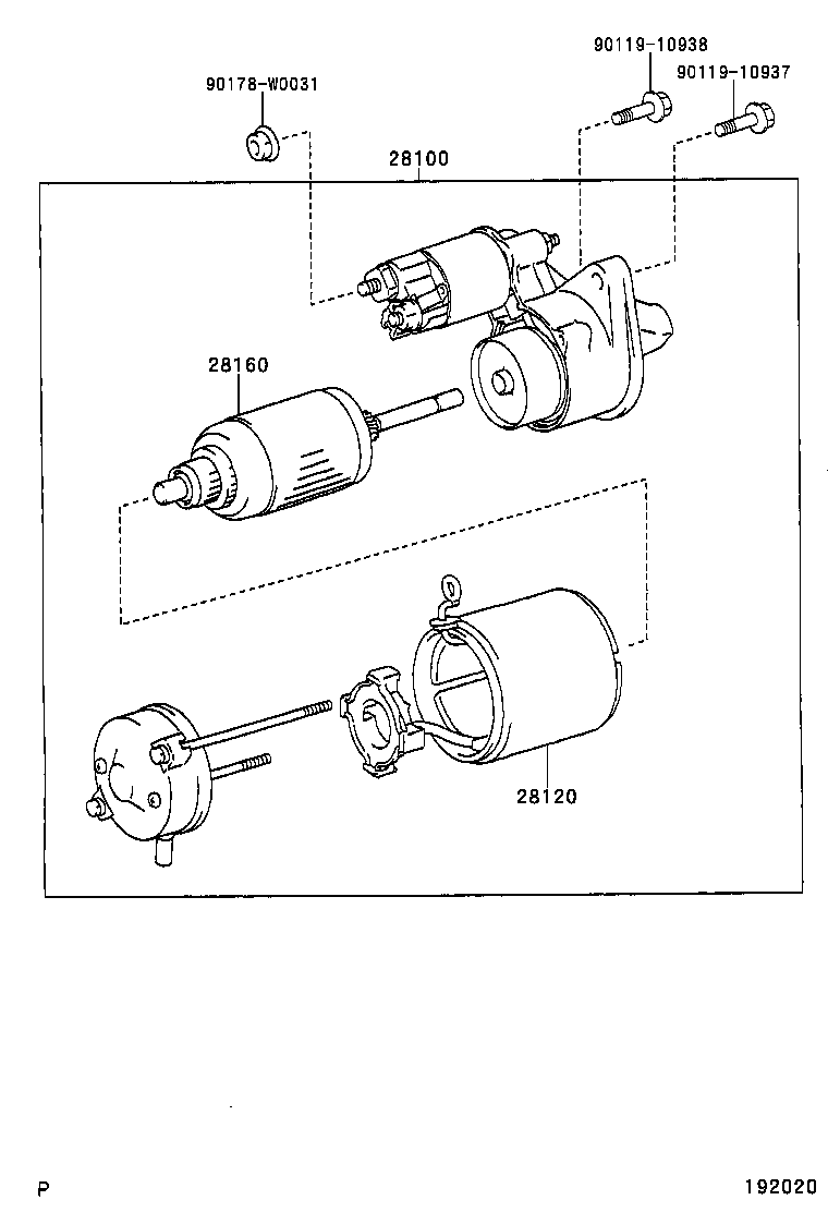  COROLLA VERSO |  STARTER