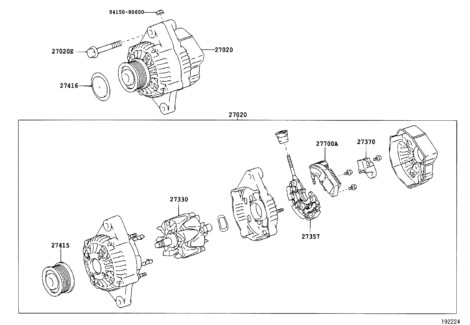  HIACE HIACE S B V |  ALTERNATOR