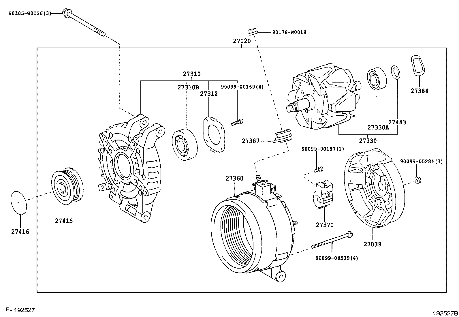  AVENSIS |  ALTERNATOR