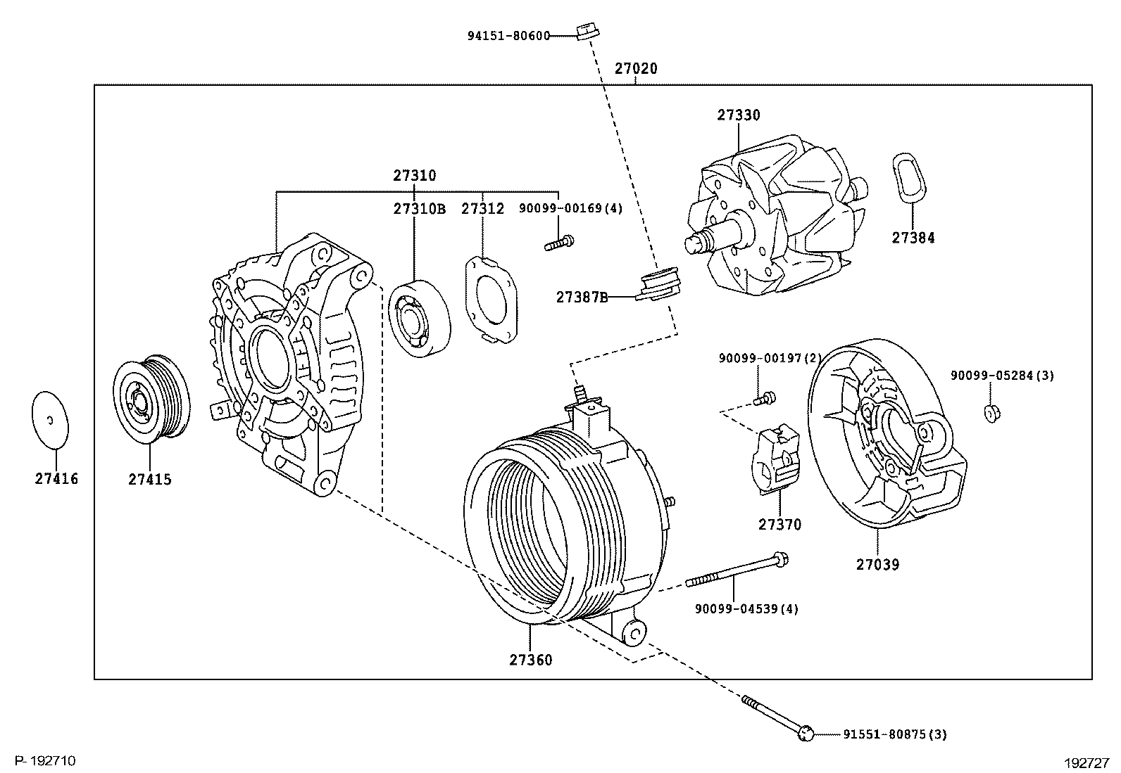  COROLLA SED JPP |  ALTERNATOR