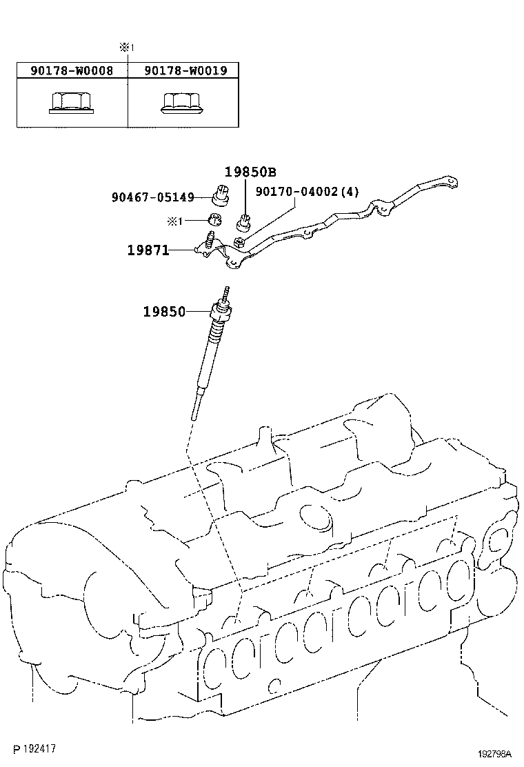  AURIS HYBRID UKP |  IGNITION COIL SPARK PLUG