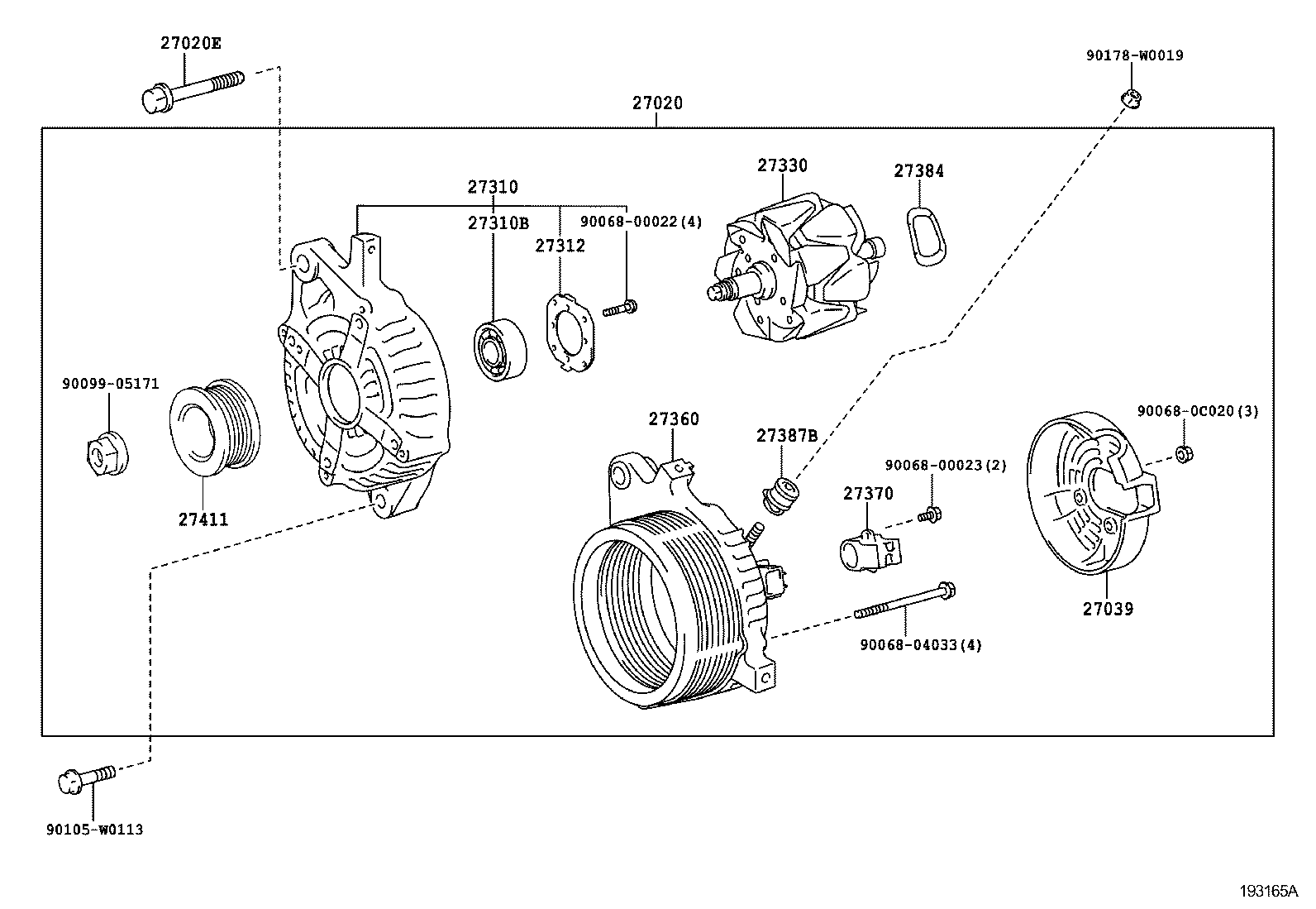  AURIS HYBRID UKP |  ALTERNATOR