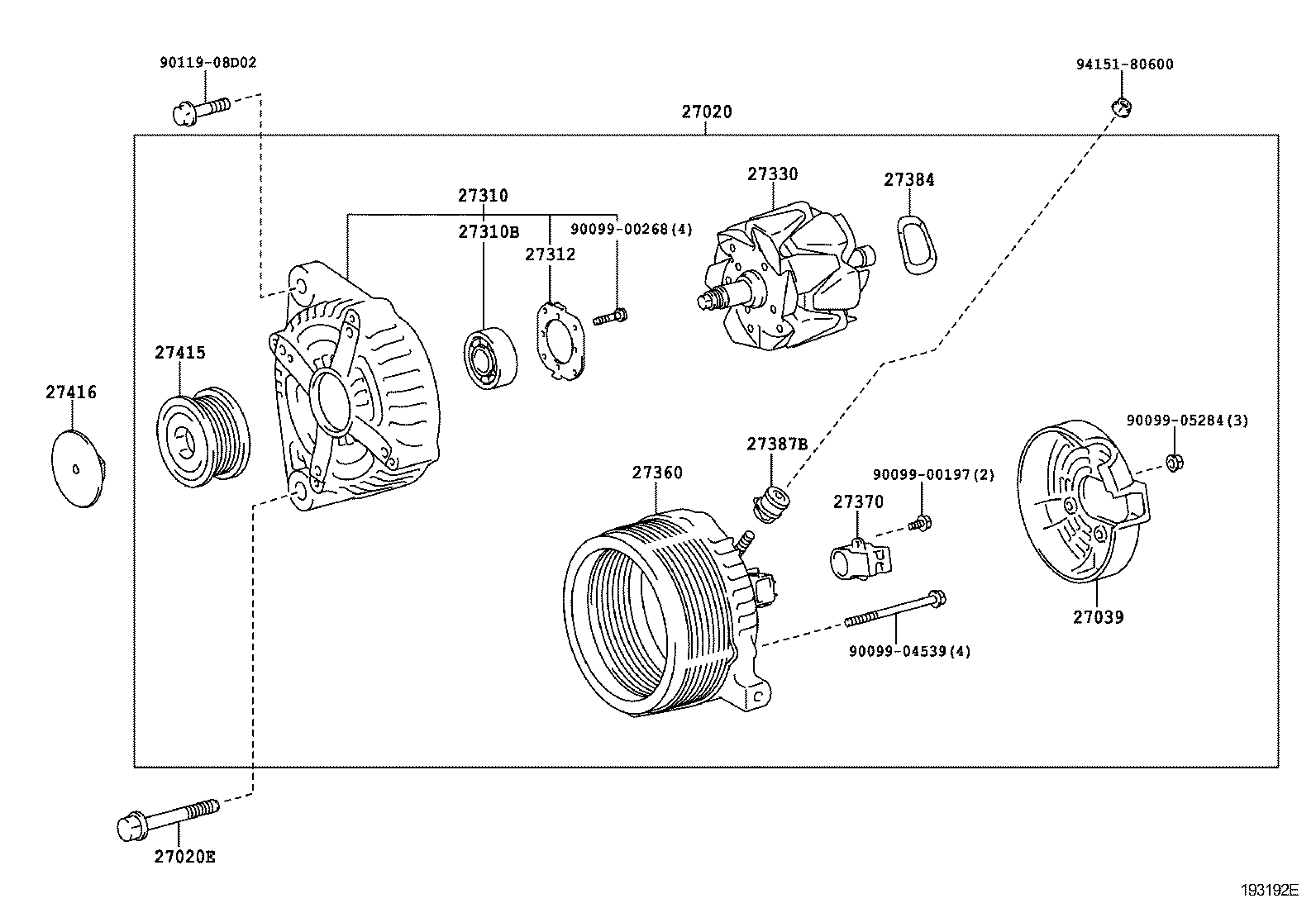  URBAN CRUISER |  ALTERNATOR