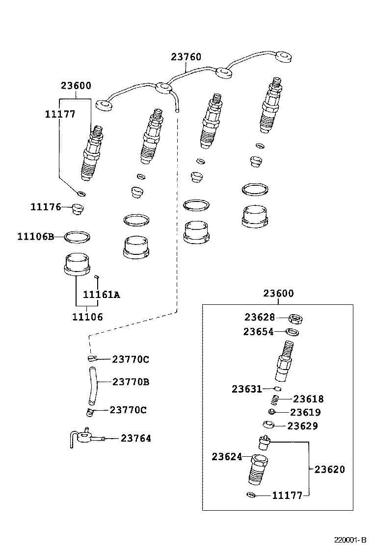  LAND CRUISER 90 |  INJECTION NOZZLE