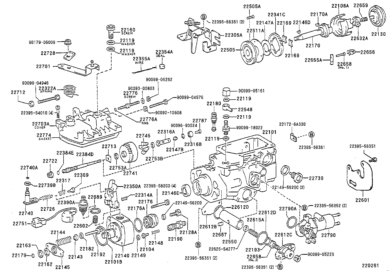  LAND CRUISER 70 |  INJECTION PUMP BODY