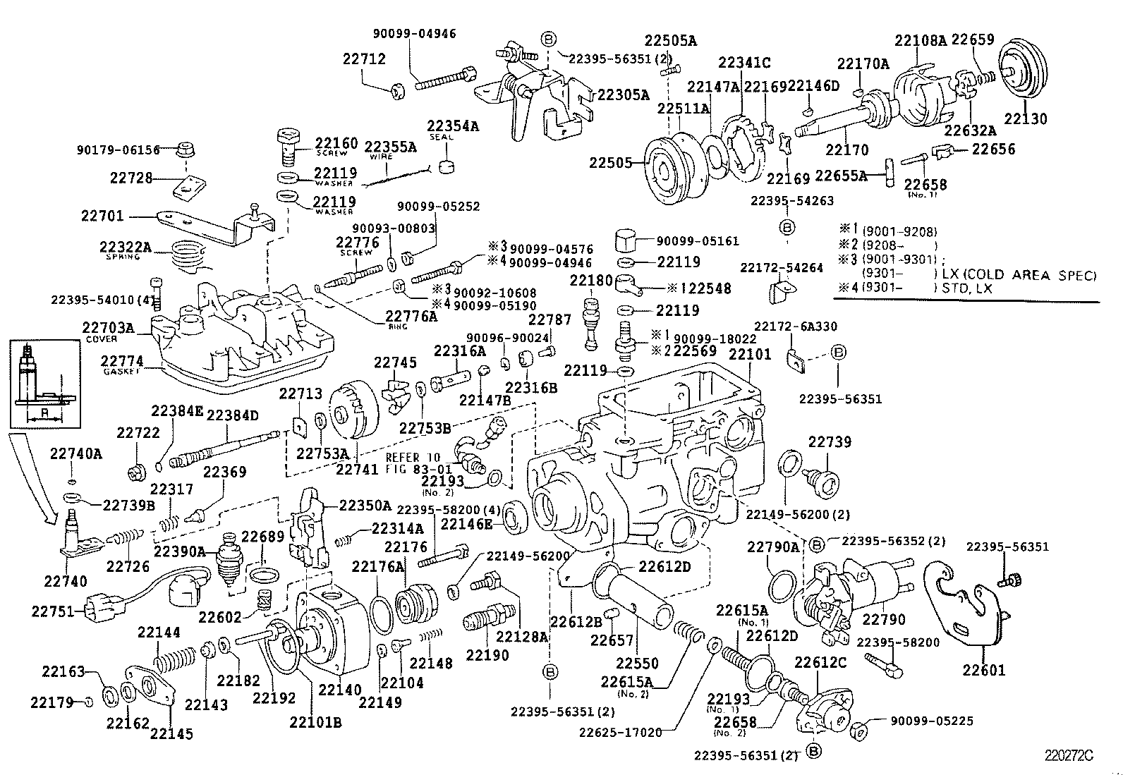 LAND CRUISER 70 | INJECTION PUMP BODY