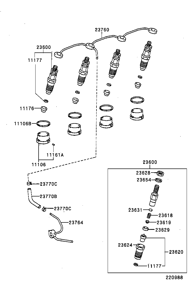  LAND CRUISER 70 |  INJECTION NOZZLE