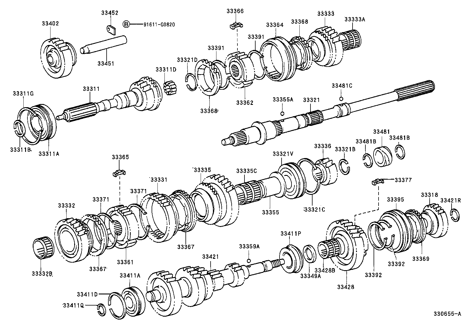  HILUX |  TRANSMISSION GEAR MTM