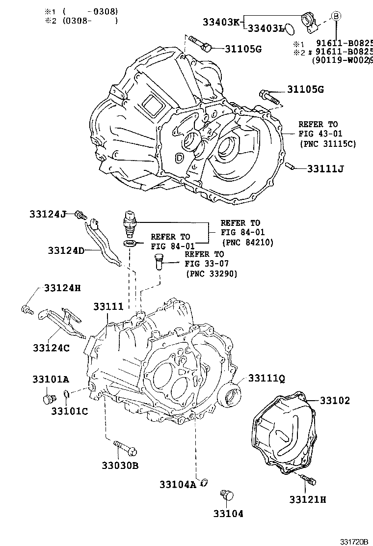 COROLLA | CLUTCH HOUSING TRANSMISSION CASE MTM