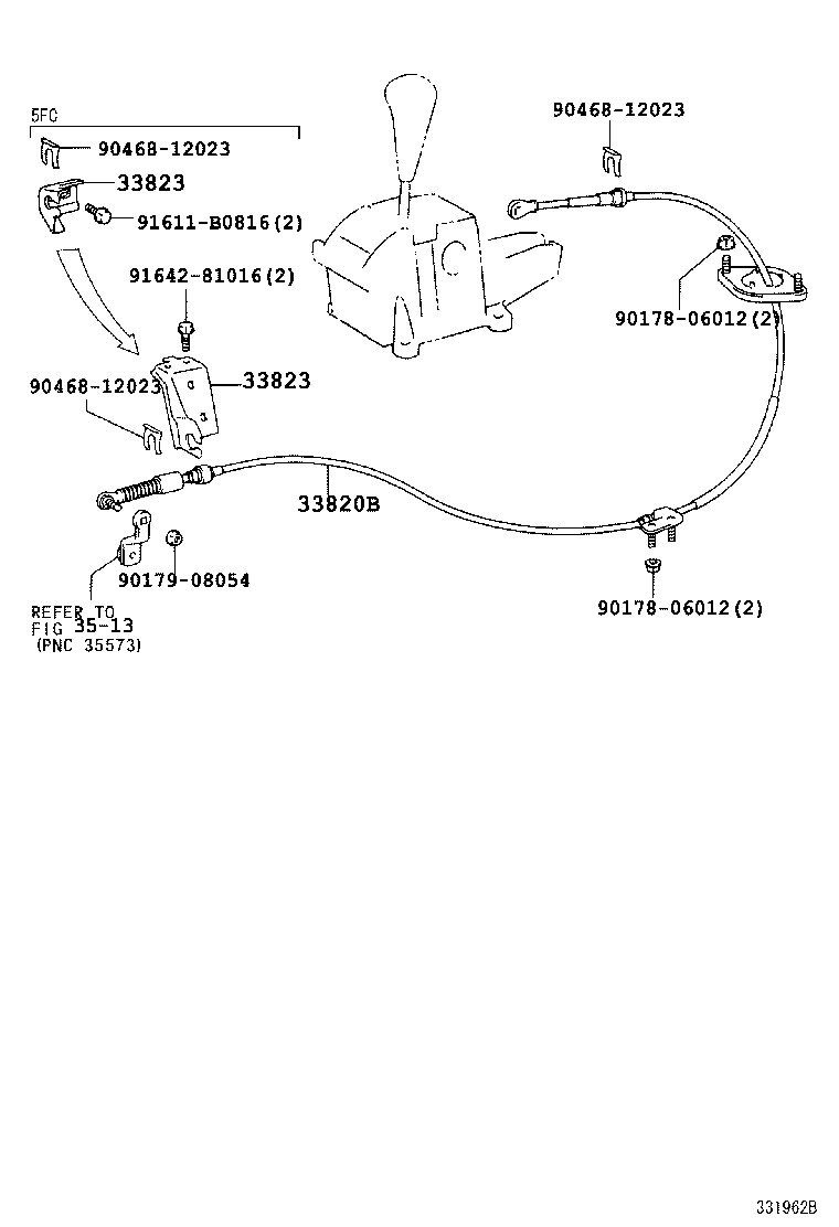  LAND CRUISER 120 |  SHIFT LEVER RETAINER