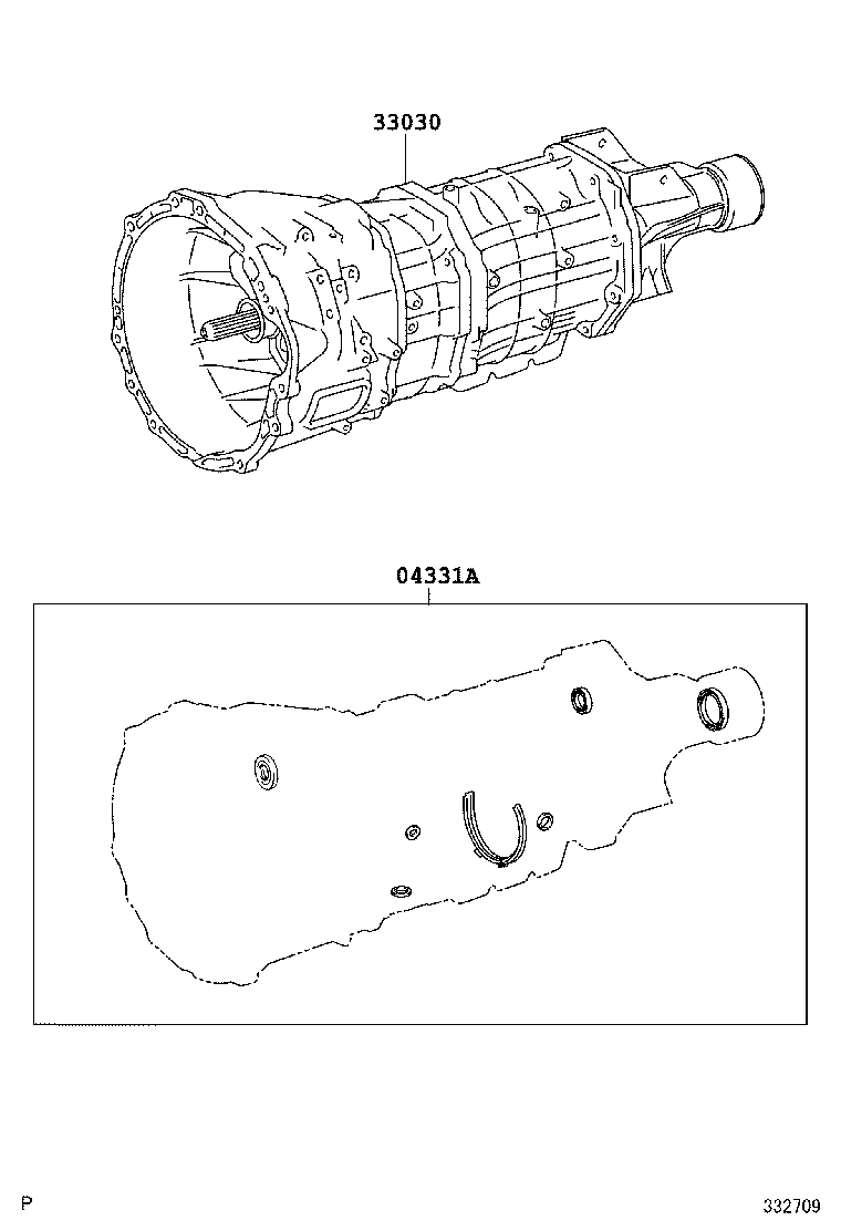  IS250C |  TRANSAXLE OR TRANSMISSION ASSY GASKET KIT MTM