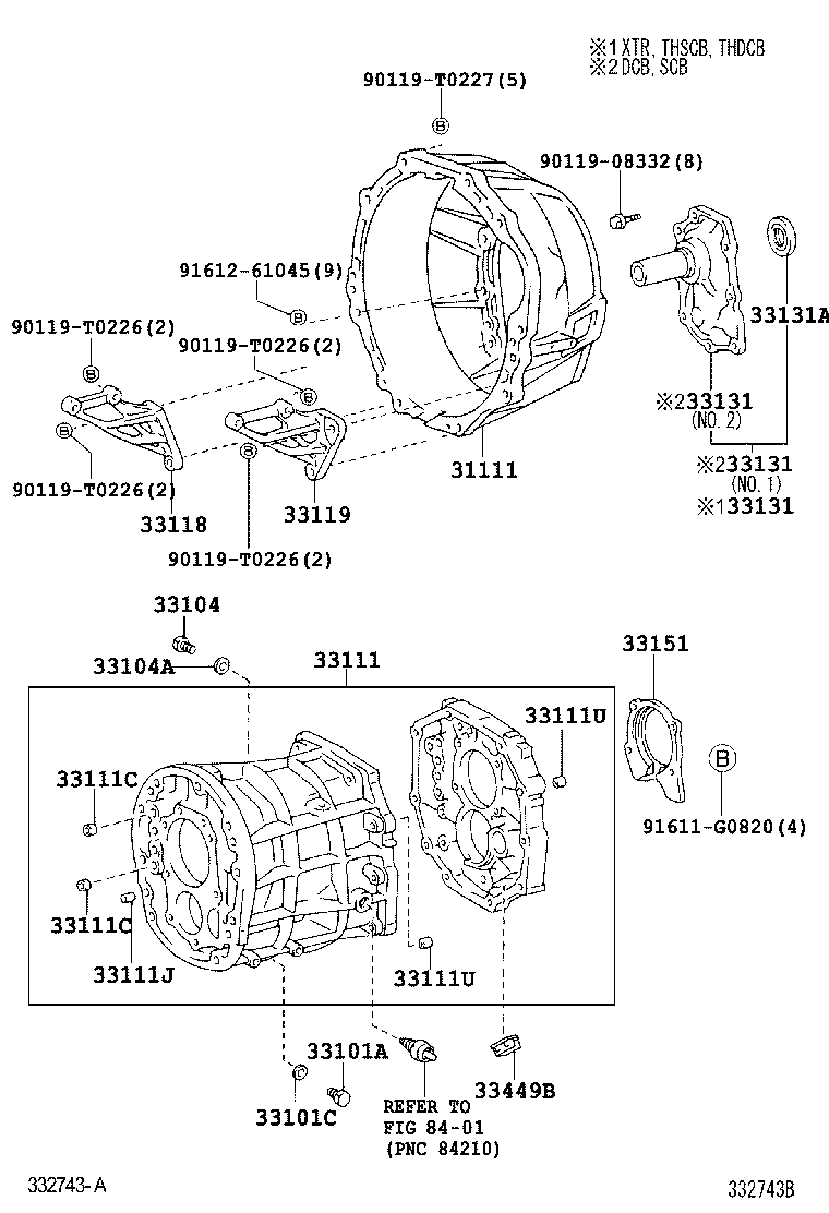  HILUX |  CLUTCH HOUSING TRANSMISSION CASE MTM