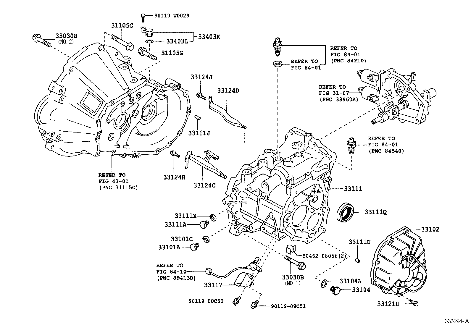  AURIS HYBRID UKP |  CLUTCH HOUSING TRANSMISSION CASE MTM