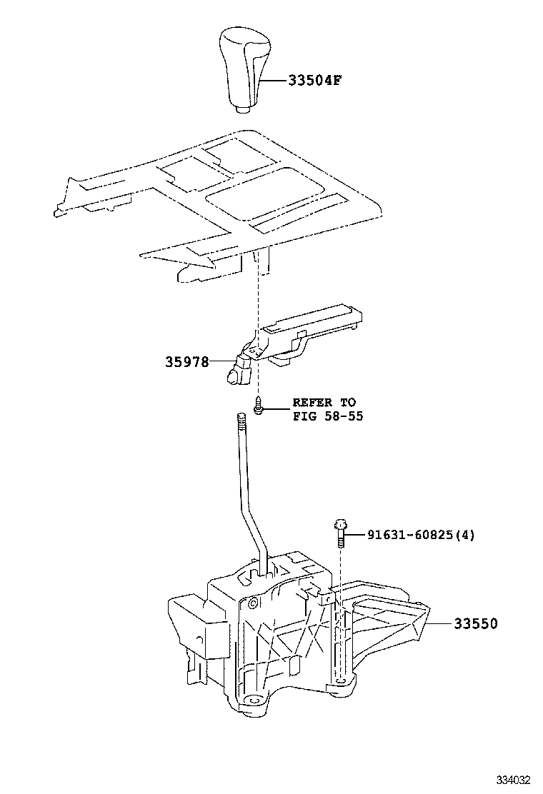  GX460 |  SHIFT LEVER RETAINER