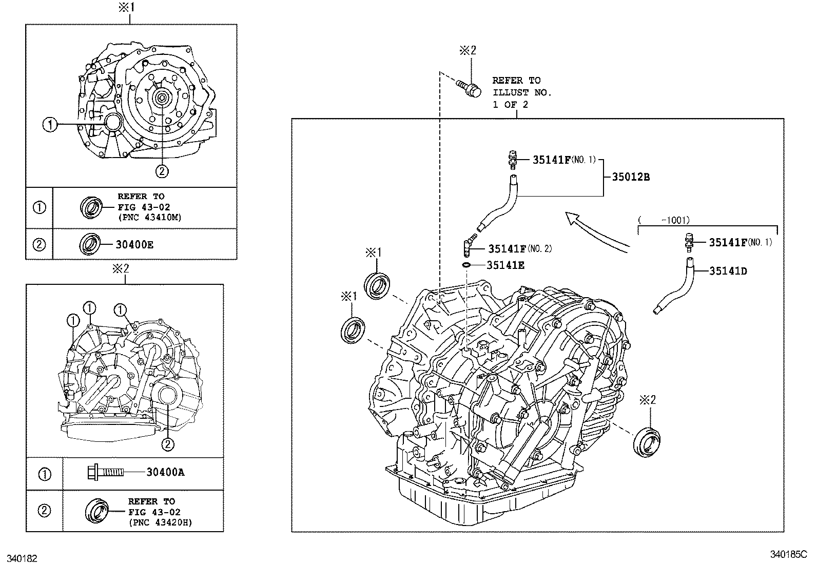  AVENSIS |  TRANSAXLE ASSY CVT