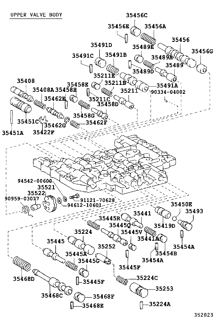  COASTER |  VALVE BODY OIL STRAINER ATM