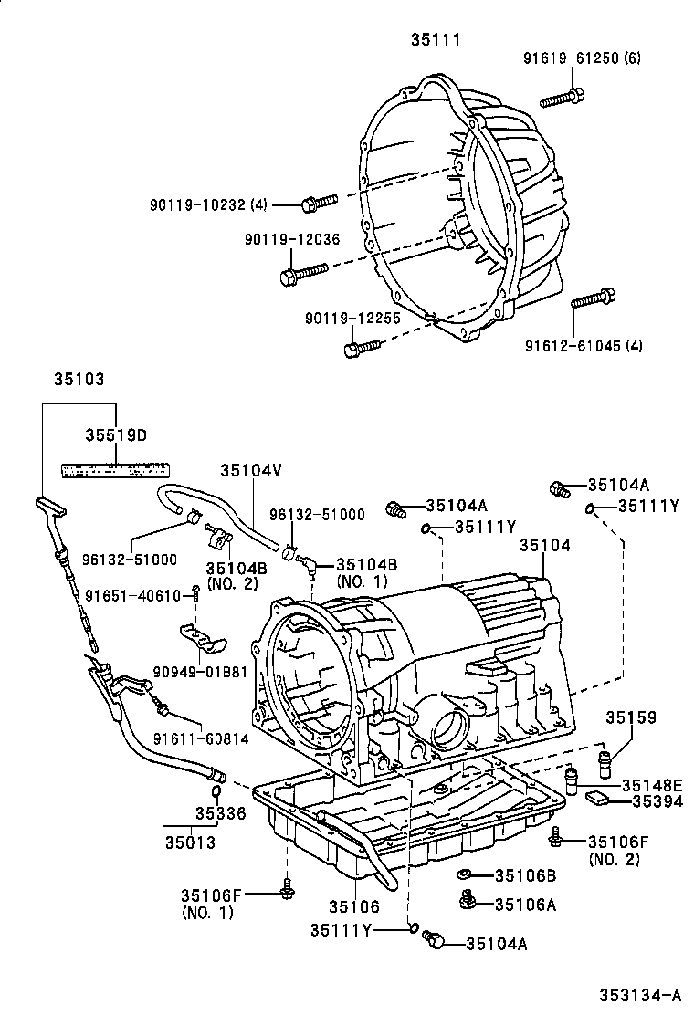  SC430 |  TRANSMISSION CASE OIL PAN ATM