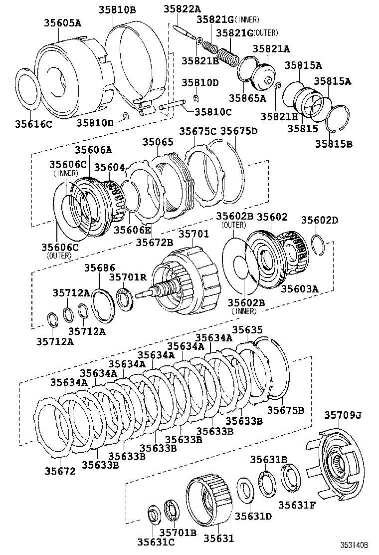  SC430 |  BRAKE BAND MULTIPLE DISC CLUTCH ATM