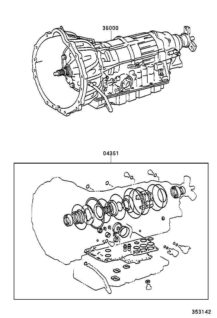  SC430 |  TRANSAXLE OR TRANSMISSION ASSY GASKET KIT ATM