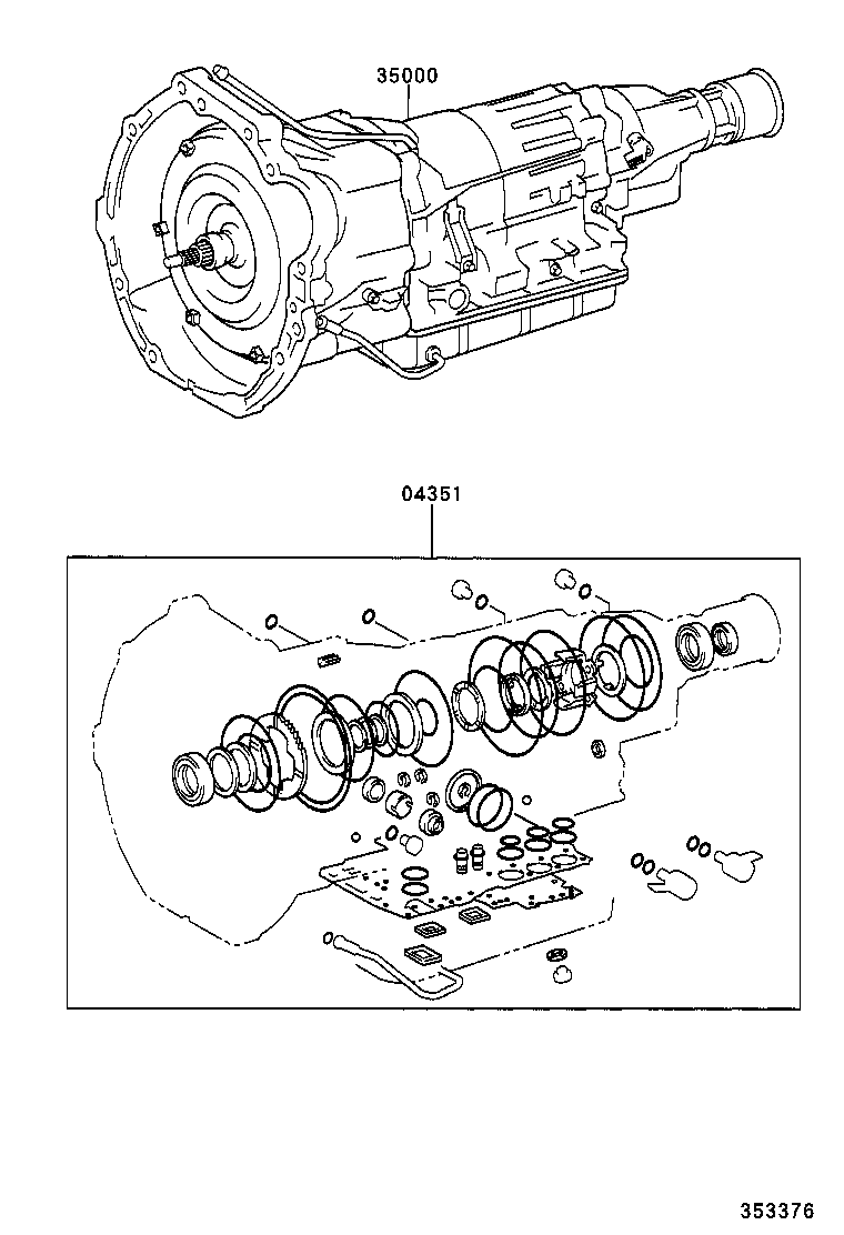  IS200 300 |  TRANSAXLE OR TRANSMISSION ASSY GASKET KIT ATM