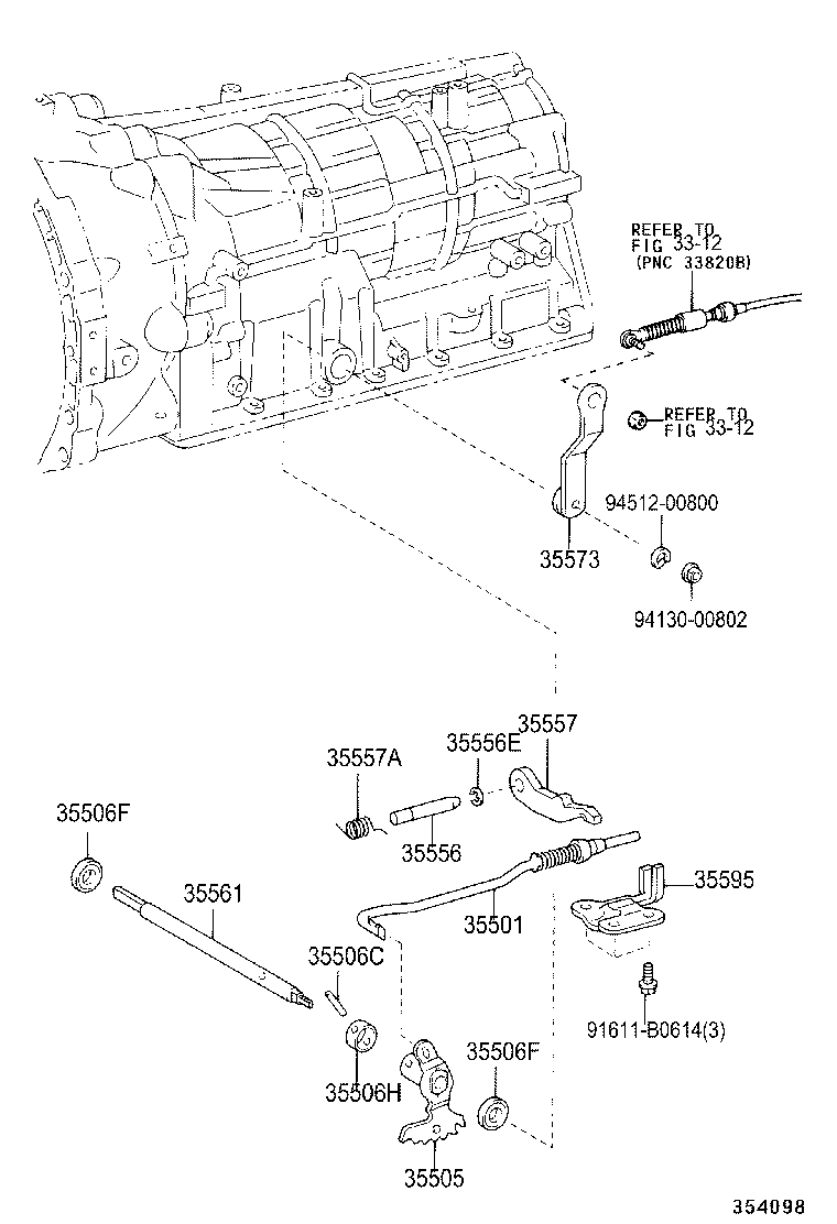  LAND CRUISER 120 |  THROTTLE LINK VALVE LEVER ATM