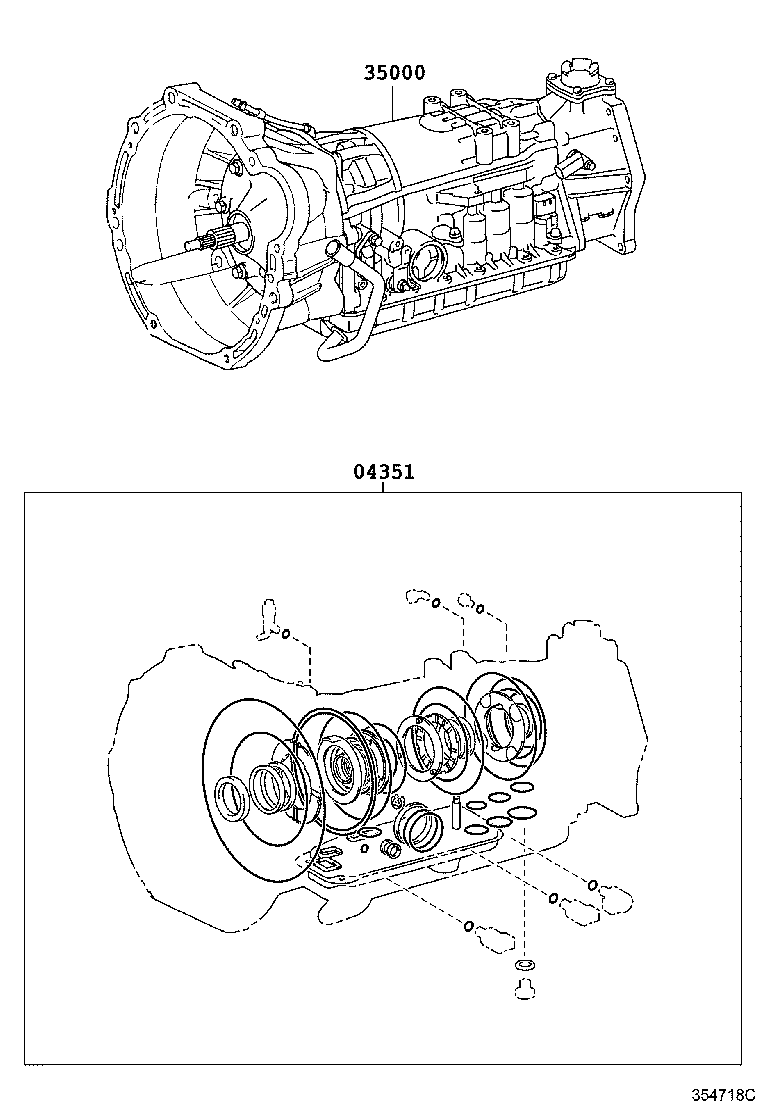  HILUX |  TRANSAXLE OR TRANSMISSION ASSY GASKET KIT ATM