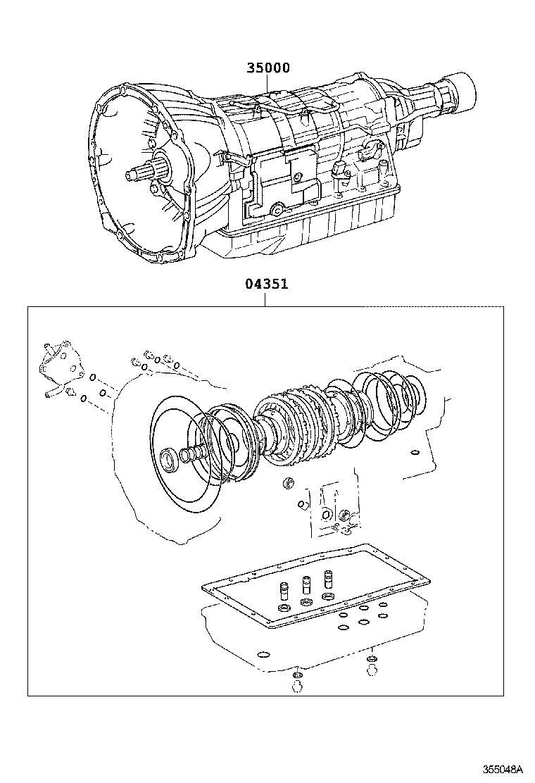  GS30 35 43 460 |  TRANSAXLE OR TRANSMISSION ASSY GASKET KIT ATM