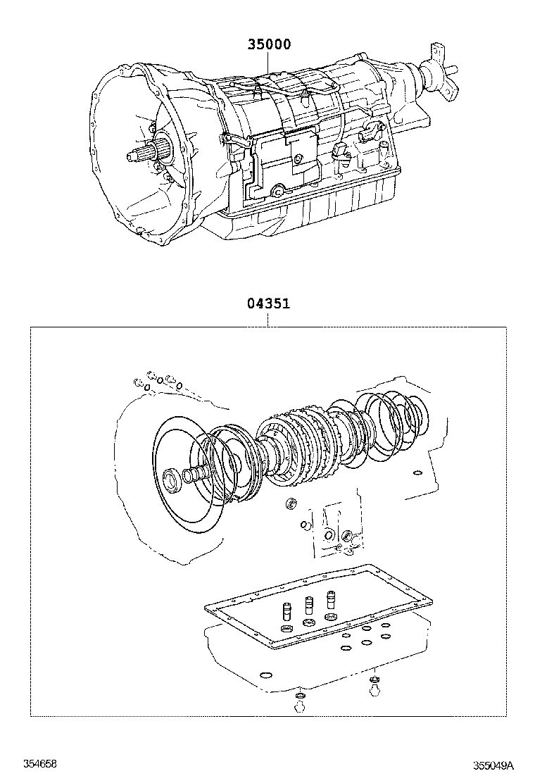  GS30 35 43 460 |  TRANSAXLE OR TRANSMISSION ASSY GASKET KIT ATM