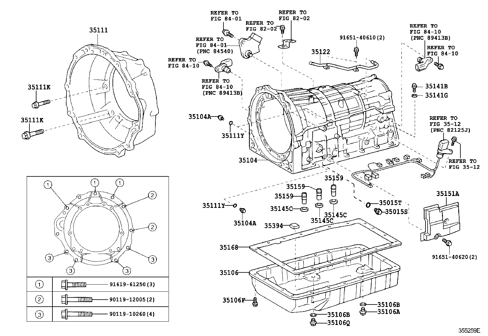  GS30 35 43 460 |  TRANSMISSION CASE OIL PAN ATM