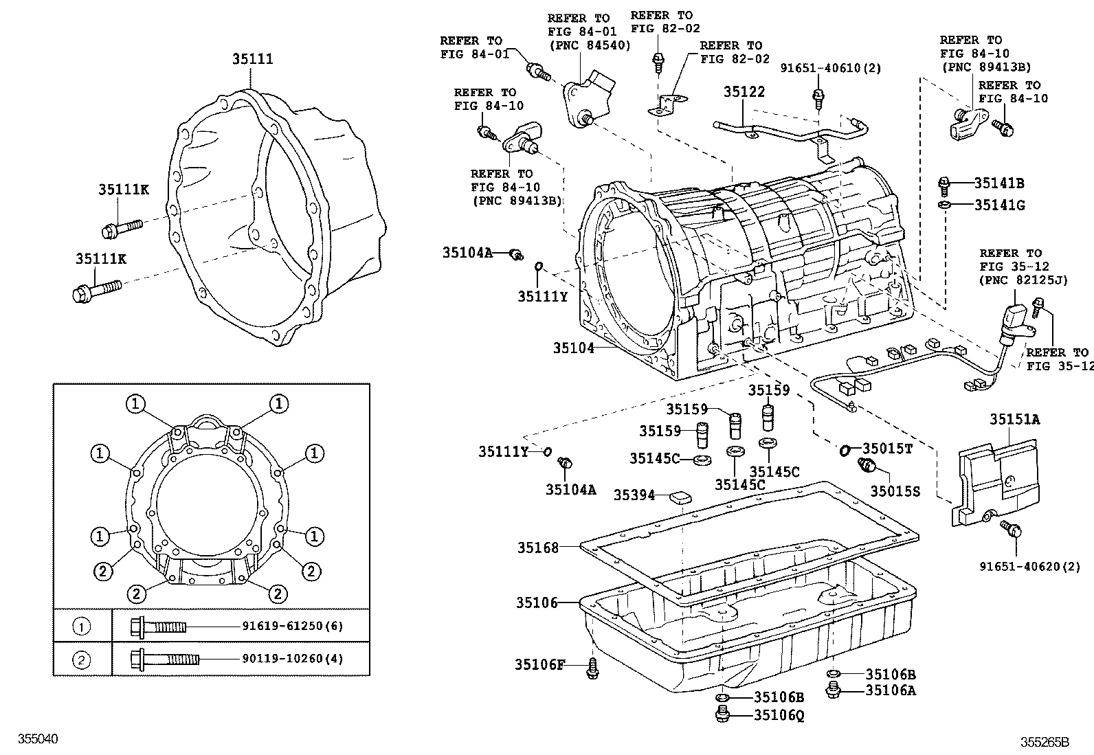  GS30 35 43 460 |  TRANSMISSION CASE OIL PAN ATM